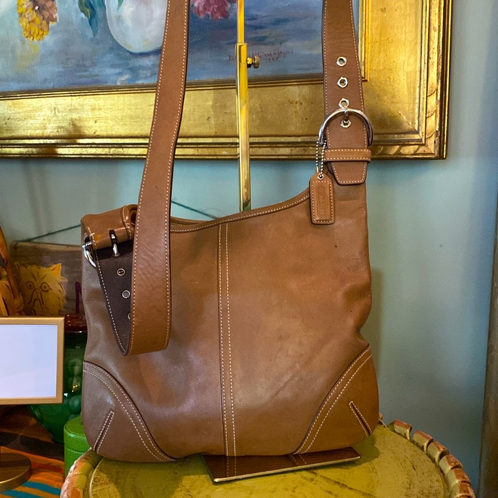 COACH Soho Vintage 90’s - Smooth Carmel Leather (E3S-9549) Shoulder Crossbody